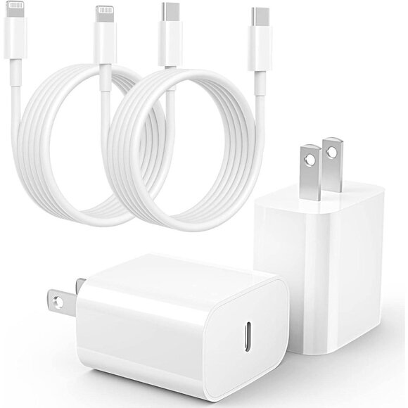 MFi-Certified Fast iPhone Charger: 20W USB-C to Lightning iPhone Universal - Picture 1 of 7
